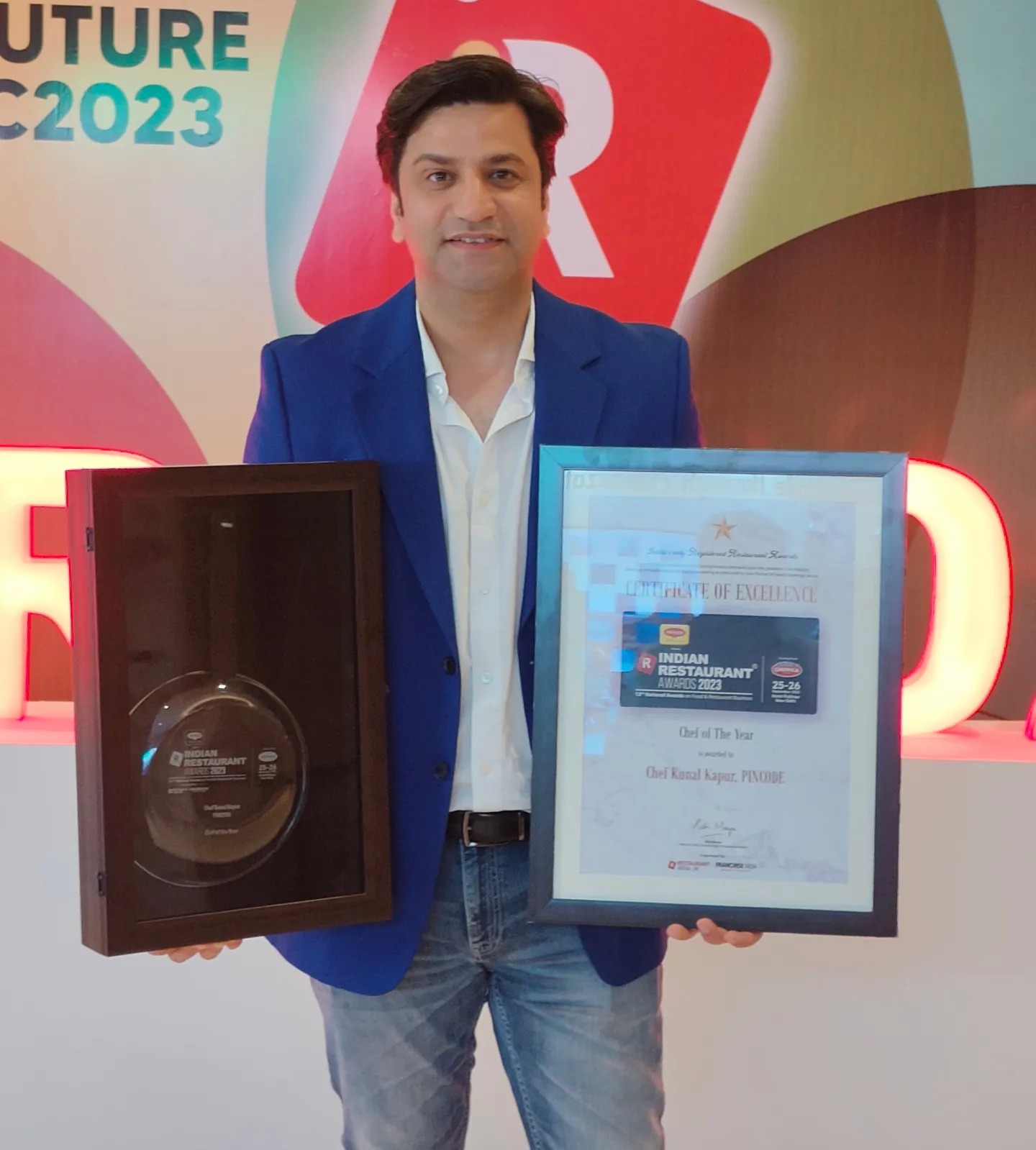 Kunal received Awards pic