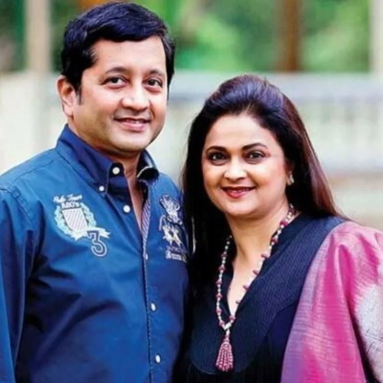 Deepti Salgaocar with her husband Duttaraj Salgaocar (Source: South Chine Mornig Post)