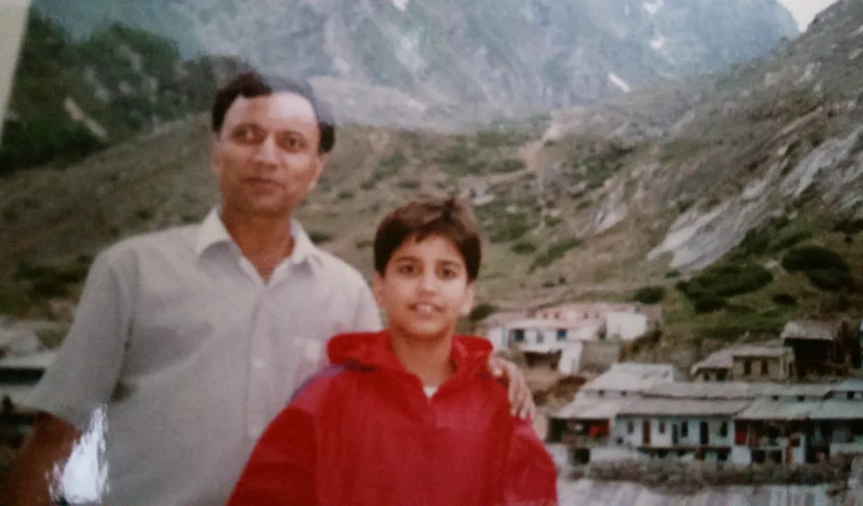 Kunal Kapur with his father source Instagram