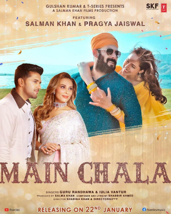Pragya in Music Video Main Chala