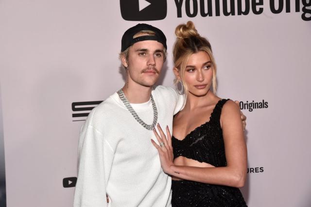 Hailey Bieber with Her Husband