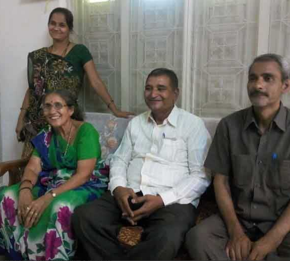 Jashodaben Modi with her Siblings