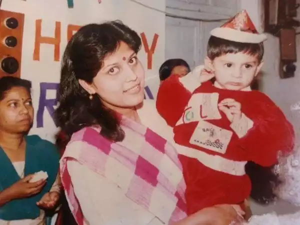 Kartik Aaryan Childhood Photo Source Time of India