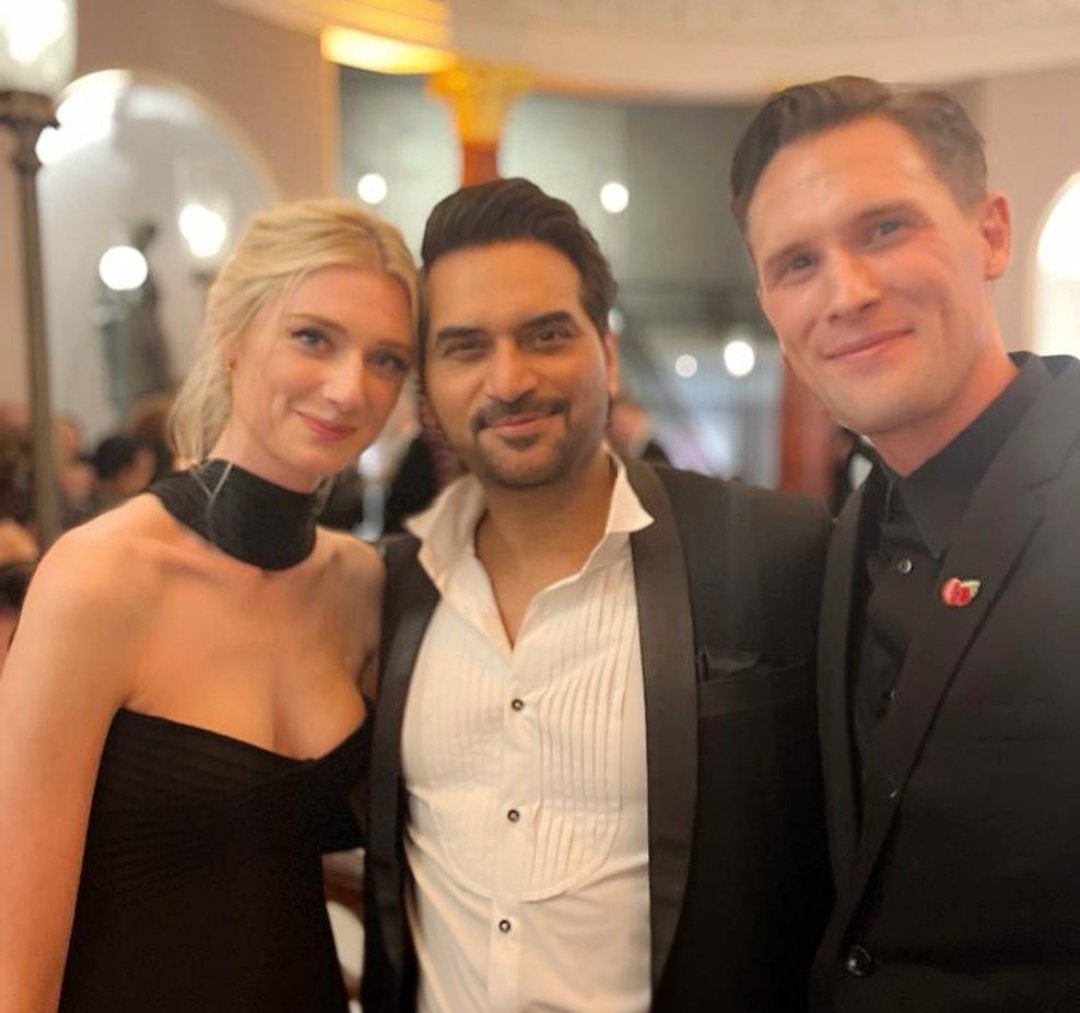 Kristian Rasmussen with co-star Humayun Saeed