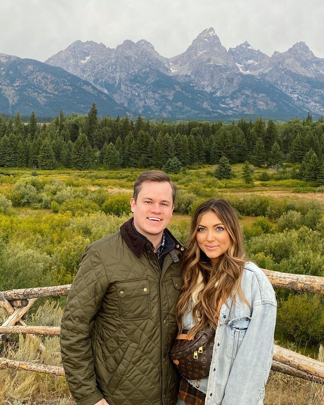 Jett Puckett with his Wife